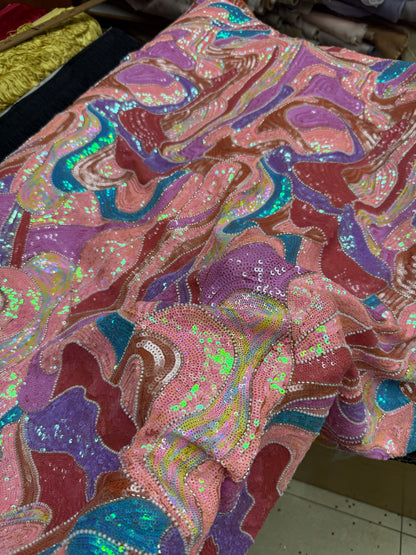 Multi tone payette Fabric