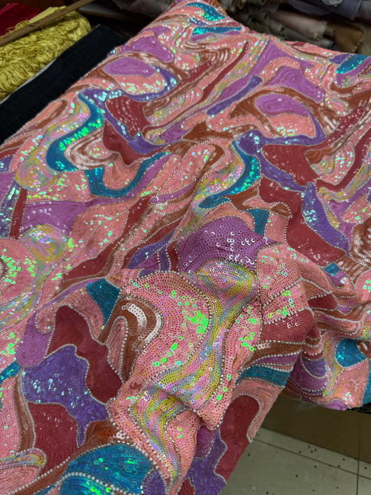 Multi tone payette Fabric