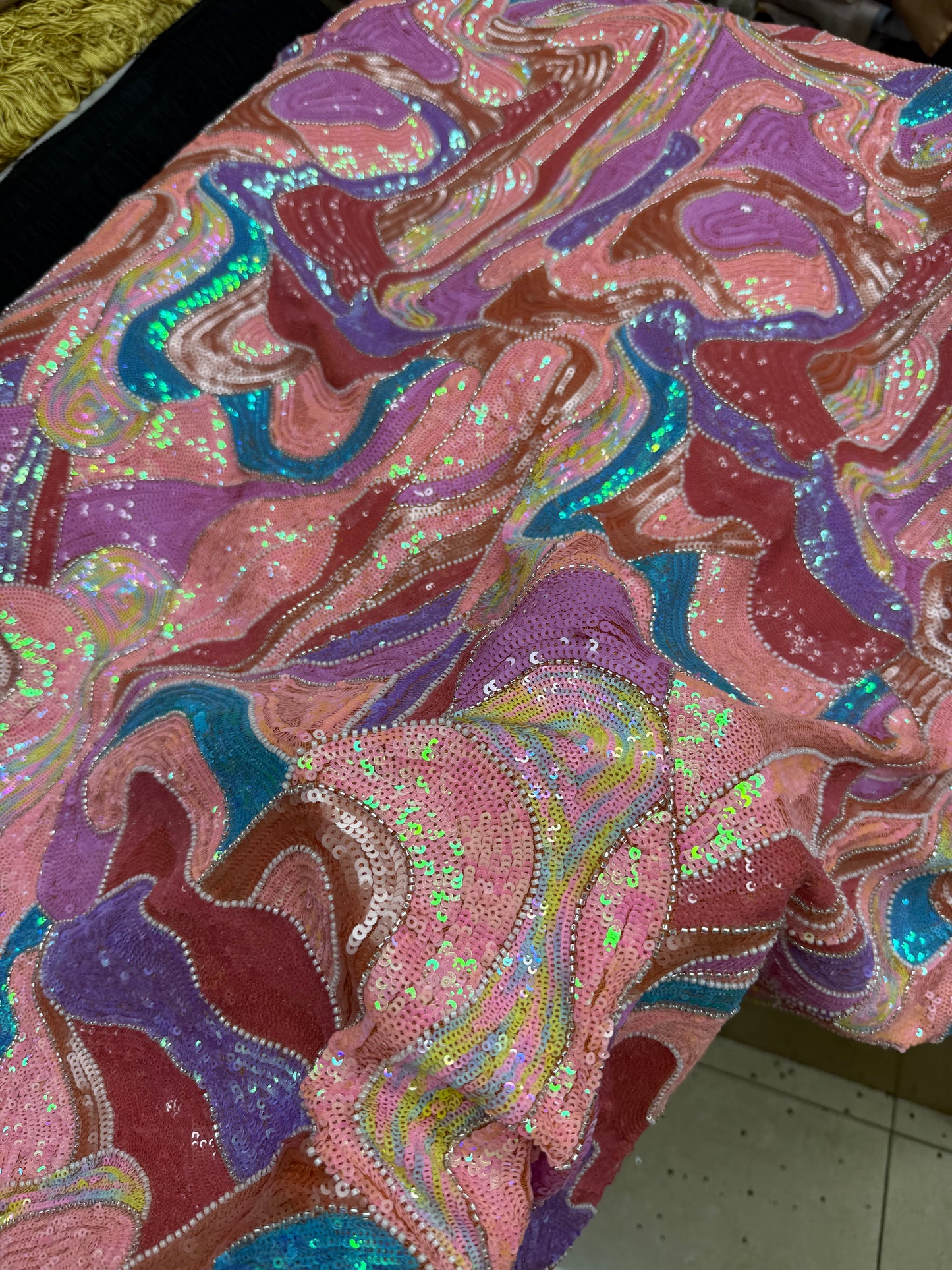 Multi tone payette Fabric