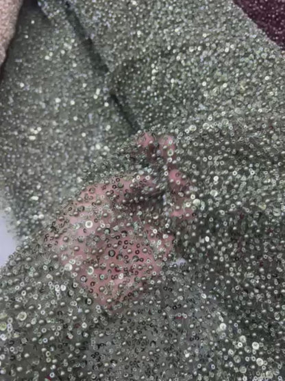 PLAIN EMBROIDERY FABRIC